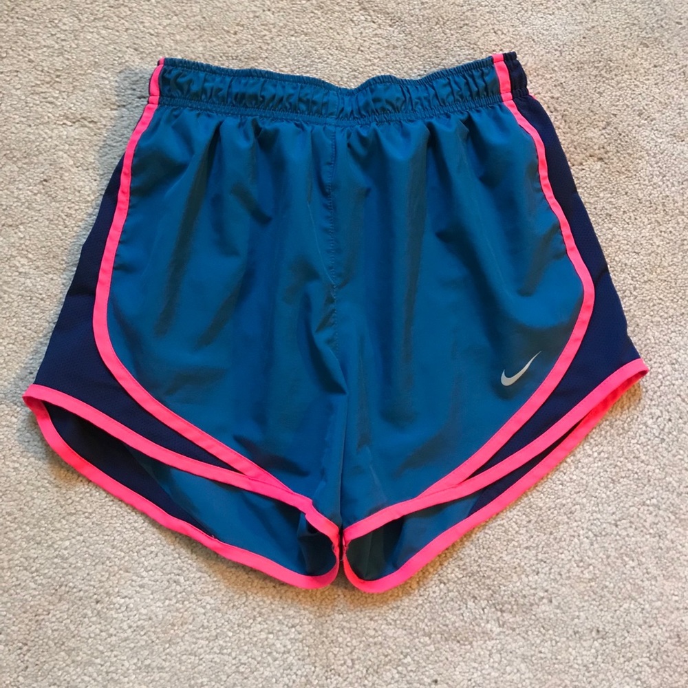 Blue and Pink Nike running sport shorts